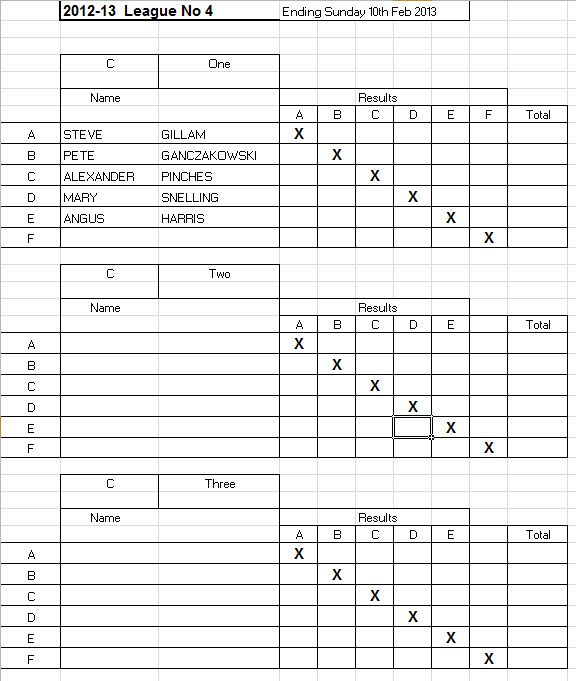 winter league 4 - C