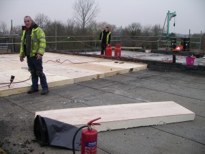 Squash Court Roofing work Feb 2013 002